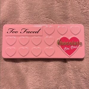Too Faced CHOCOLATE BON BONS Pink Heart Palette w Mirror…NWOT